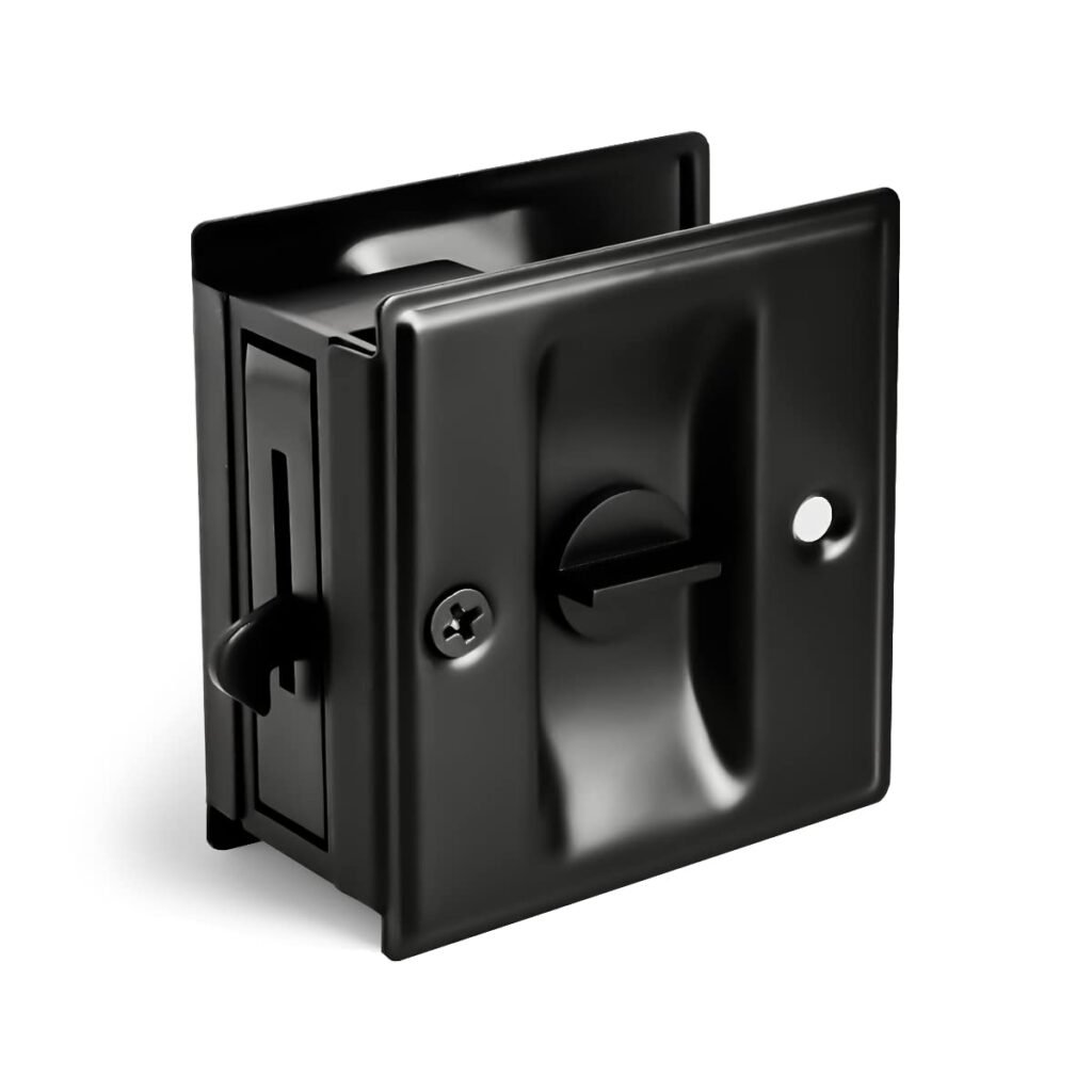 HOMOTEK Privacy Sliding Door Lock with Pull