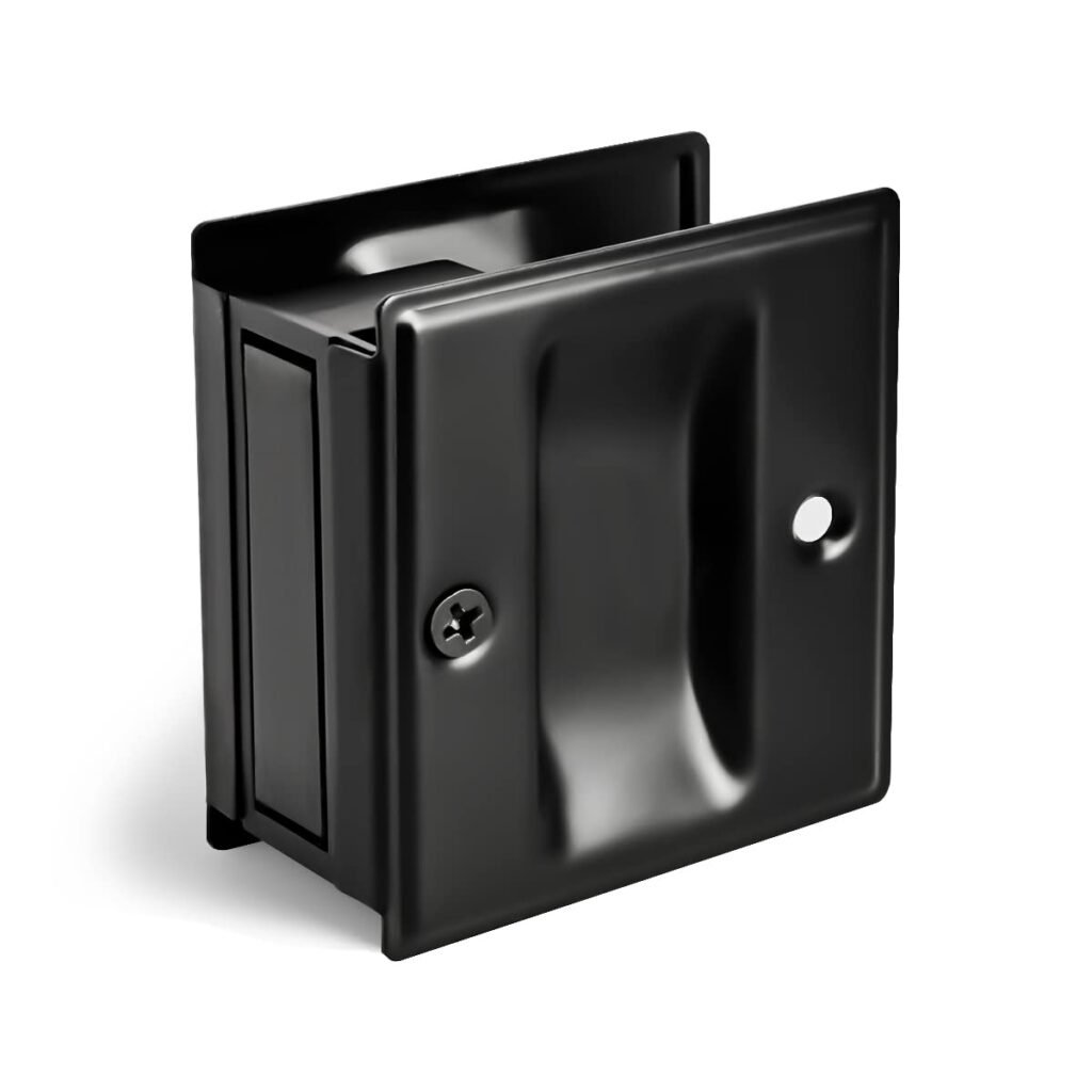 HOMOTEK Privacy Pocket Door Pull Without Switch Plate