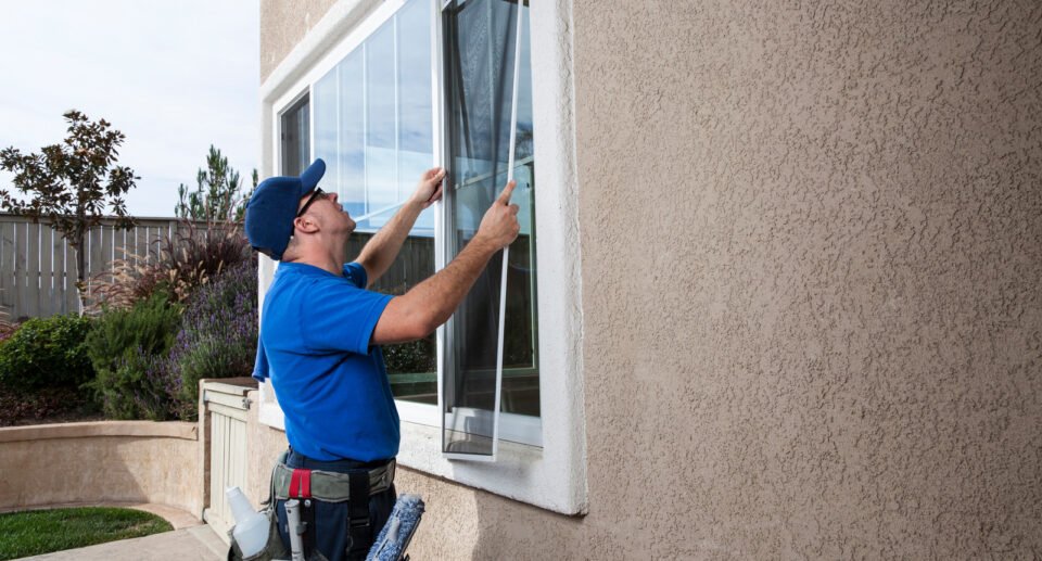 Installing Window solar Screen